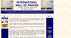 Desktop Screenshot of internationalwallofprayer.org